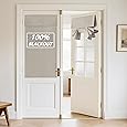 RYB HOME Room Darkening Door Curtains, Privacy Window Curtains Thermal Insulate Covering for Patio/Glass/Front Door, 26 inch x 20 inches, Grey, 1 Panel