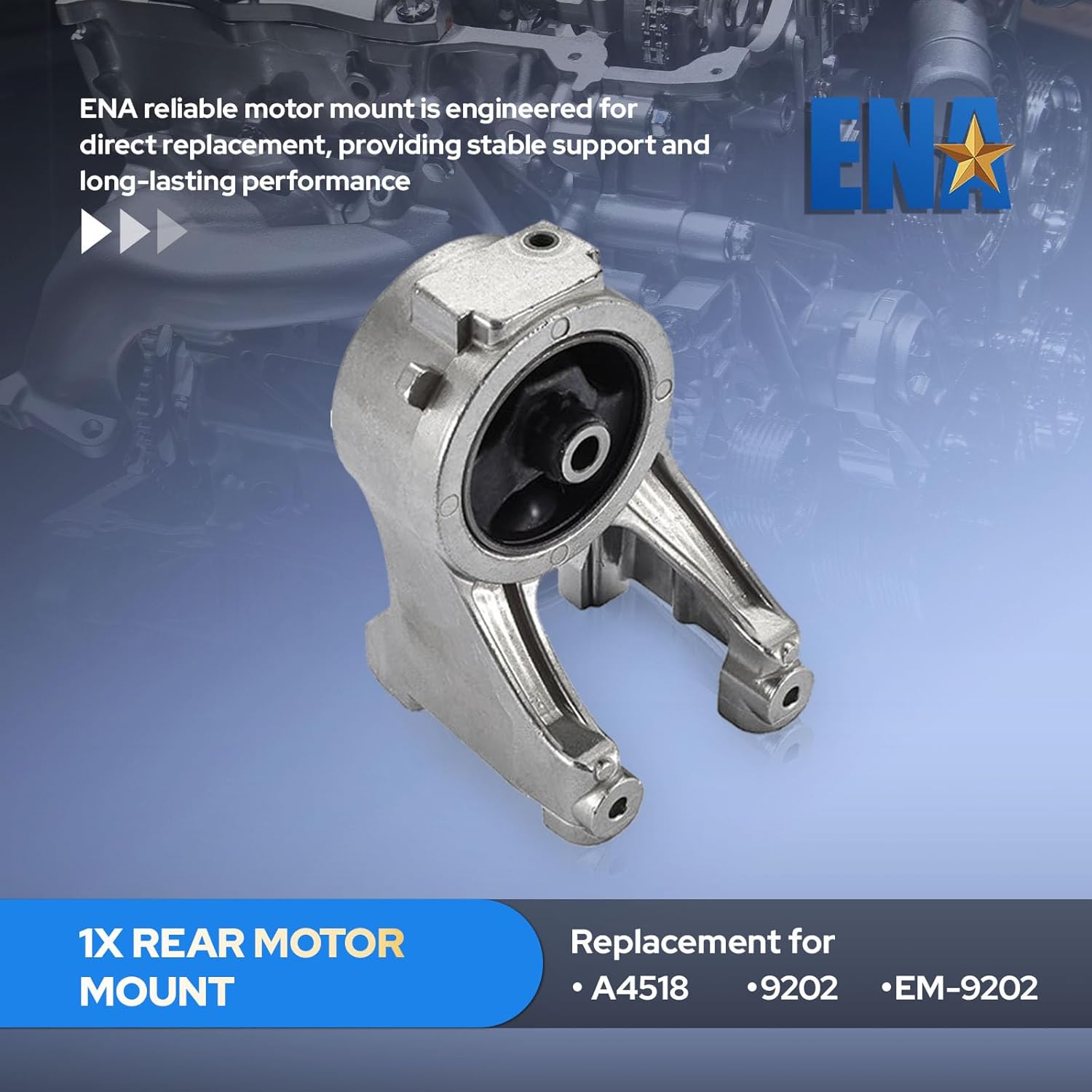ENA Engine Motor and Trans Mount Set of 5 Compatible with Honda 1999 2000 2001 2002 2003 2004 Odyssey 3.5L V6 Replacement for A4519HY A4518 A6552 A6582 A6579 9441 9202 8974 8898 8986