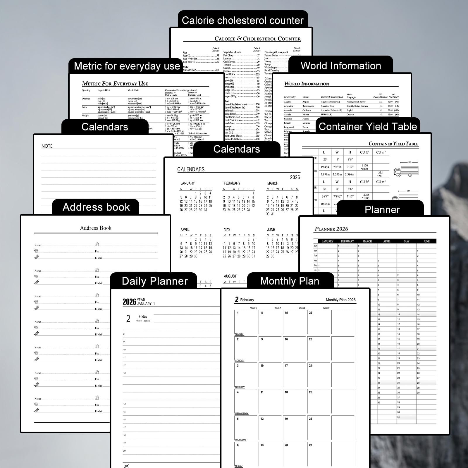Planner 2026 dag planner A5 - Budget By B