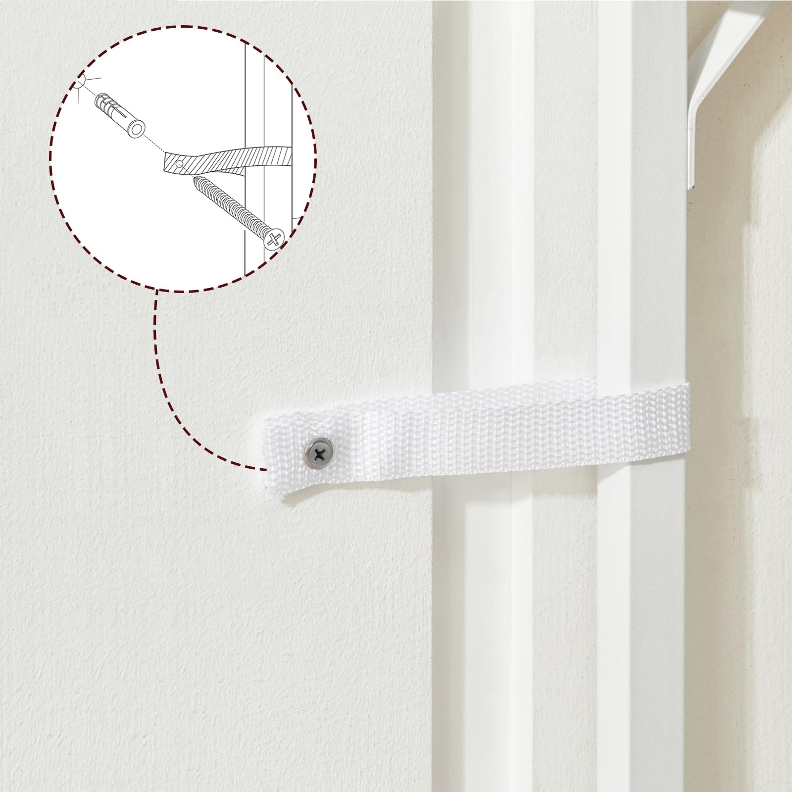 MAHANCRIS Konsolentisch mit Ladestation, Eingangstisch, Schmaler Konsolentisch, Flurtisch, Ausstellungstisch, Beistelltisch für Wohnzimmer, Flur, Weiß ACTWT151UE01S2