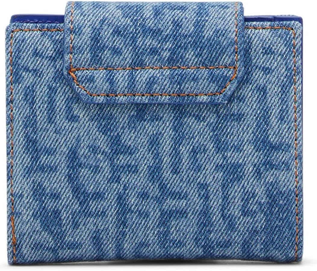 極美品★ディーゼル Dロゴ デニム インディゴ 2つ 折財布 極美品☆ディーゼル Dロゴ デニム インディゴ 2つ 折財布 ディーゼル