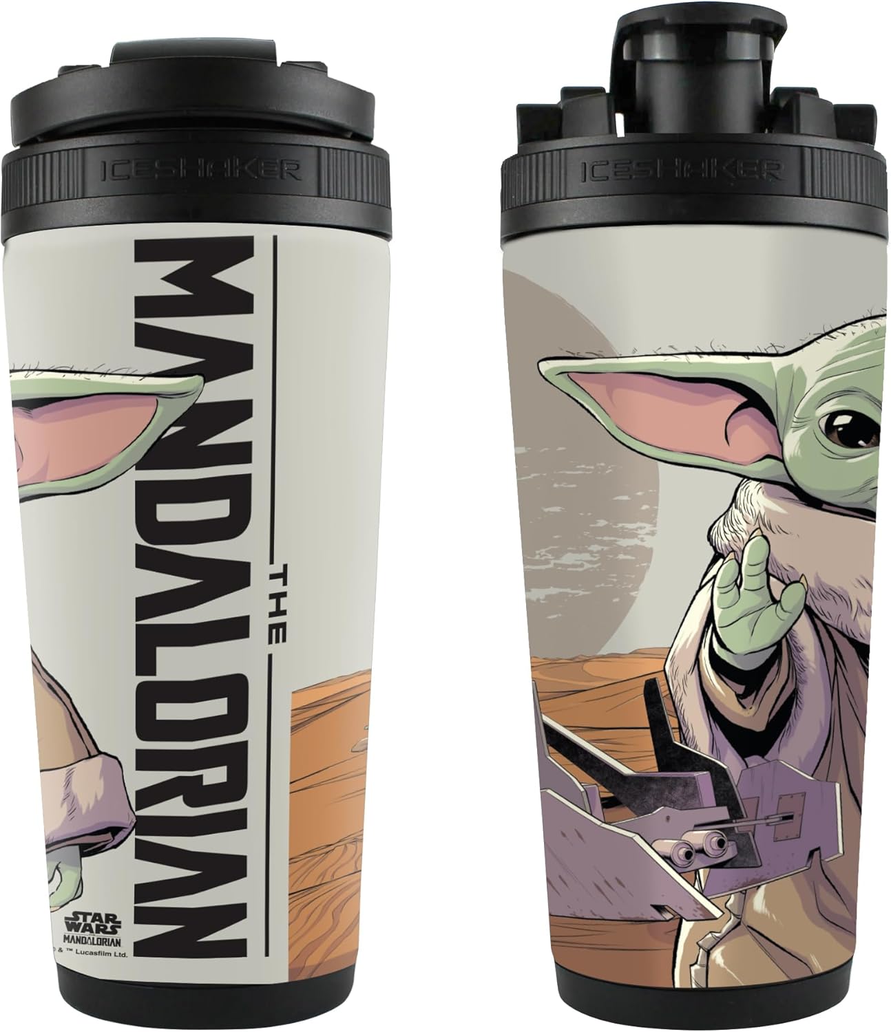WinCraft 26oz 4D Stainless Steel Ice Shaker Star Wars The Mandalorian