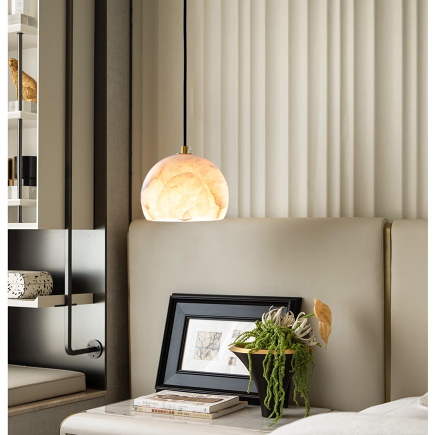 Lampada a sospensione moderna in marmo nordico a sospension