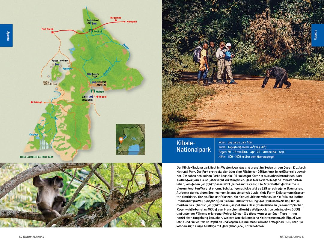 Safari-Reiseführer Ostafrika: Wenn Sie wissen möchten welches Tier Sie vor der Linse haben!: Äthiopien, Kenia, Uganda und Tansania. Säugetiere, ... Reptilien, Vögel und Nationalparks)