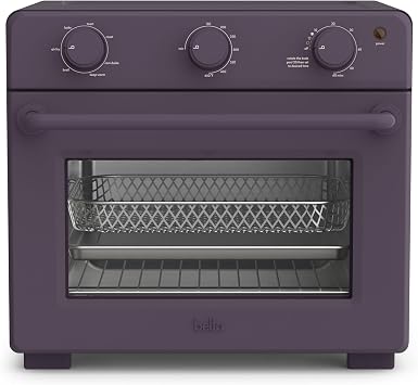 bella Air Fry Toaster Oven, 7 Preset Cooking Options, Dishwasher-Safe EverGood Coated Trays Included, 60-Minute Auto Shutoff