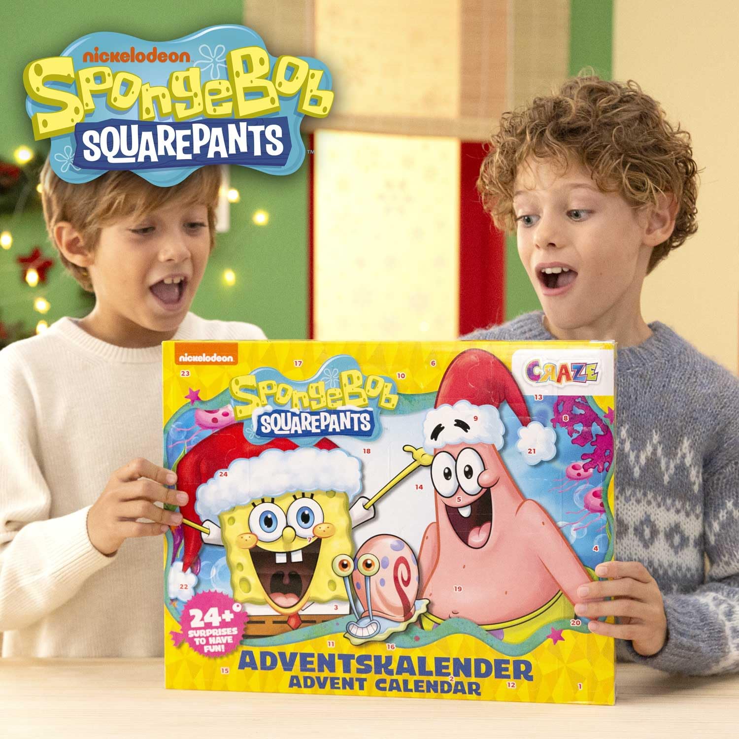 Craze 64078 ADK-Spongebob, wielokolorowy