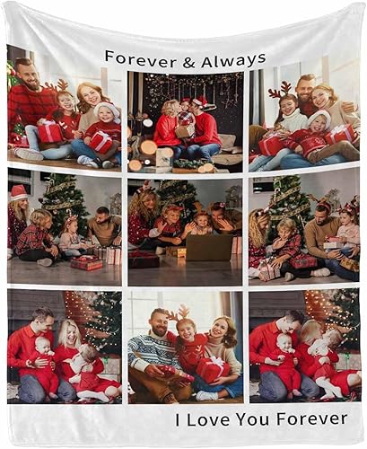 Miniatura 3 de Mantas personalizadas con fotostexto, manta divertida personalizada para hija, hijo, esposa, marido, parejas, hermana