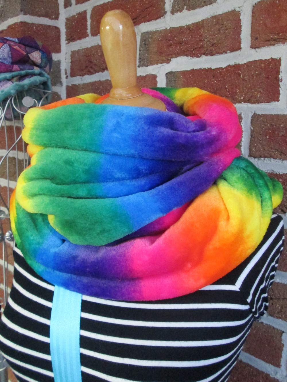 REGENBOGEN bunter Loop Schal Loopschal für Damen