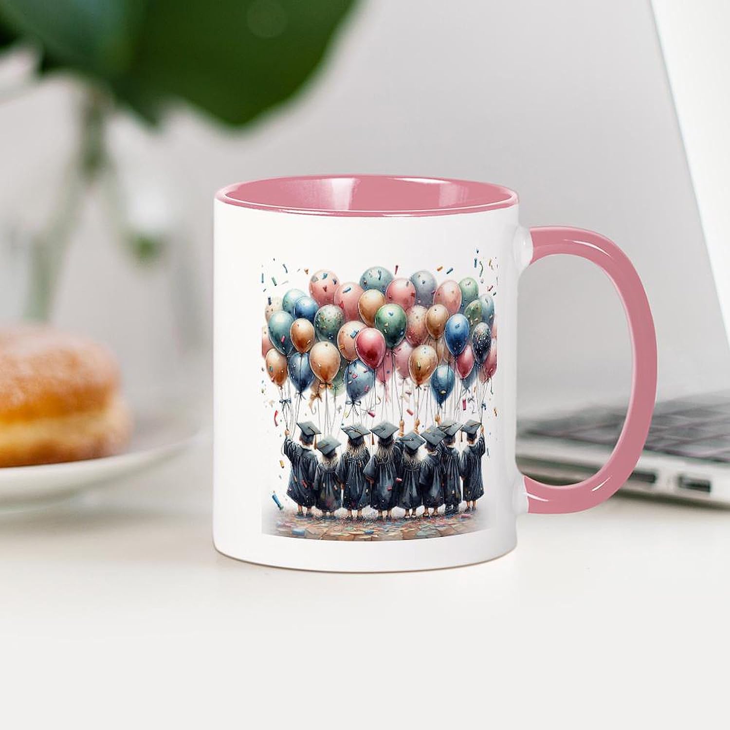 CafePress Pre School Graduation Balloons Mugs 11 oz (325 ml) Ceramic Coffee Mug