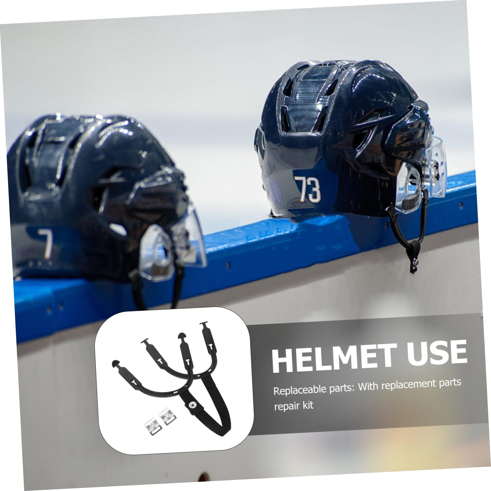 SUPVOX DIY Hockey Helmet Chin Strap Light Safe Helmet Chin Strap Supply Hockey Sports