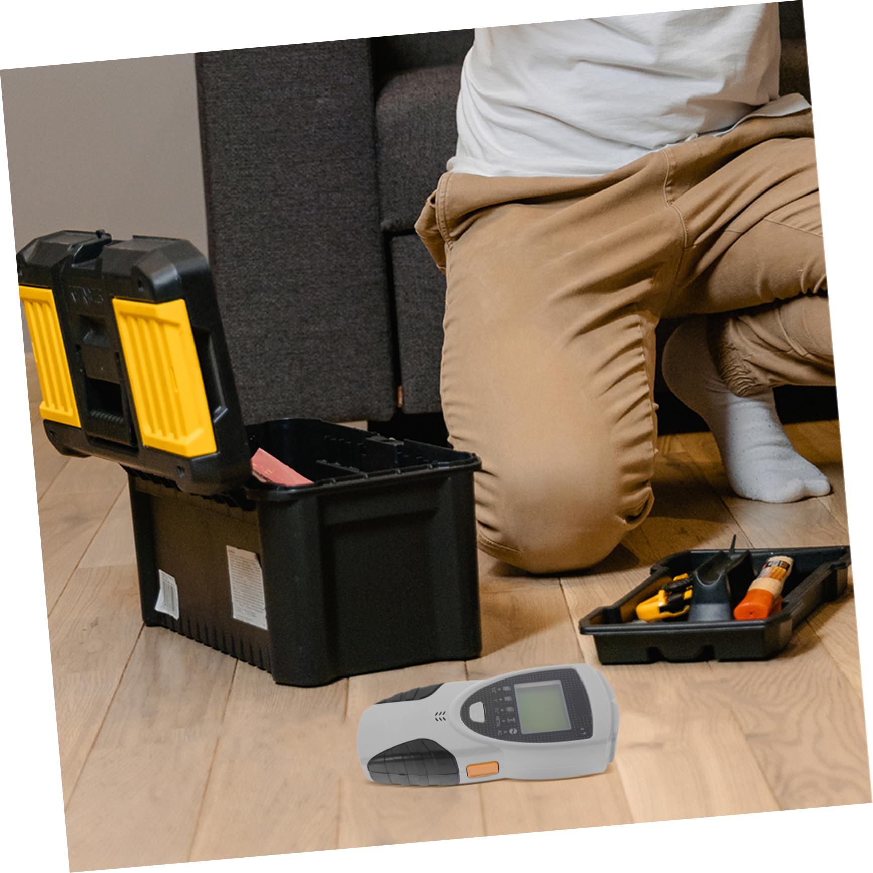 OSALADI Scanner Da Parete Per Rilevamento Metalli e Fili Dispositivo Elettronico Multifunzione Design Ergonomico Utile Per Professionisti e Fai Da Te
