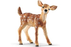 Schleich White-Tailed Fawn Figurine: Captivating Wildlife Realism for Kids and Collectors
