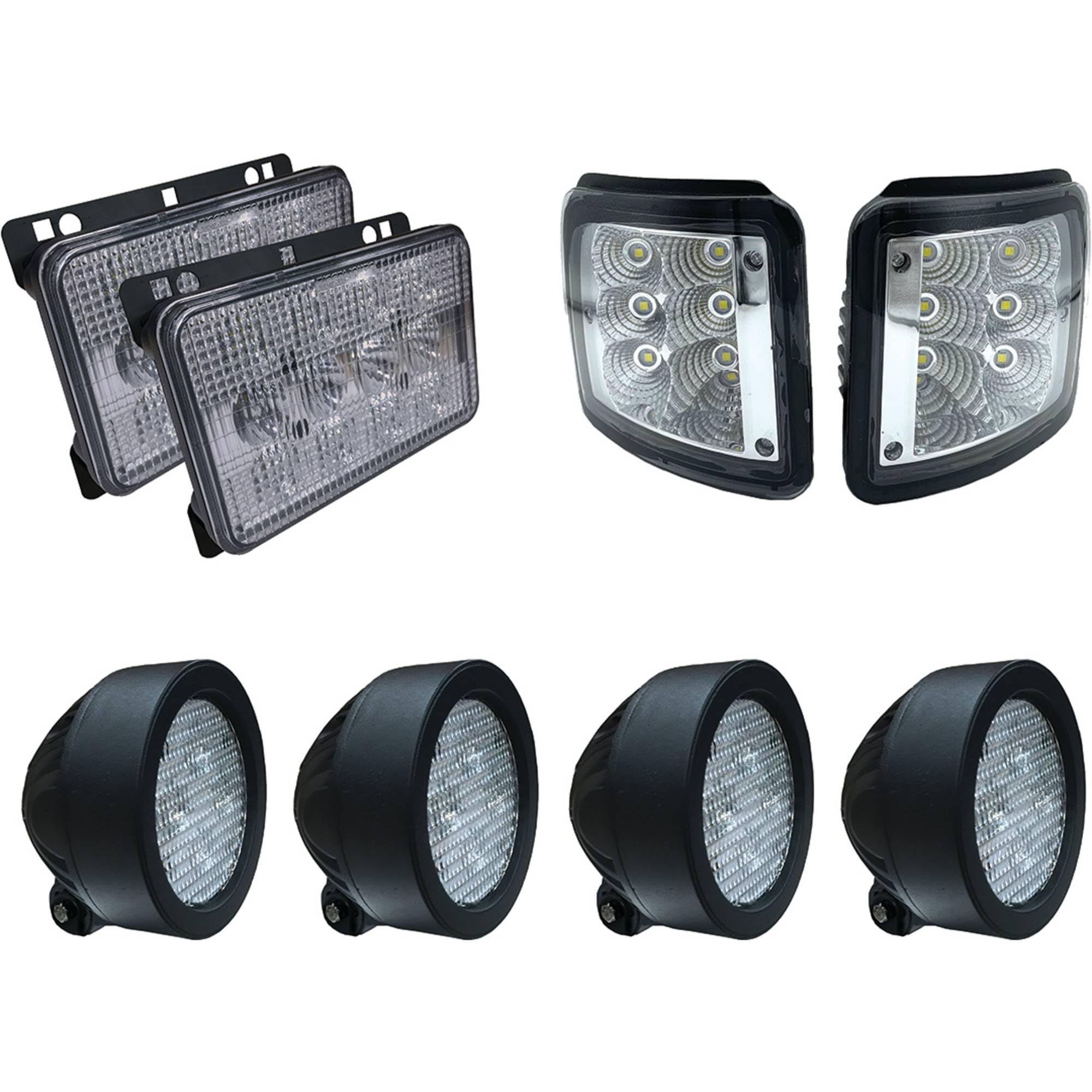 Produktbild von LED Arbeitslicht Hinten Am Dach – Passt Auf John Deere 6230, 6330, 6415, 6420, 6430 – Starkes Flutlicht