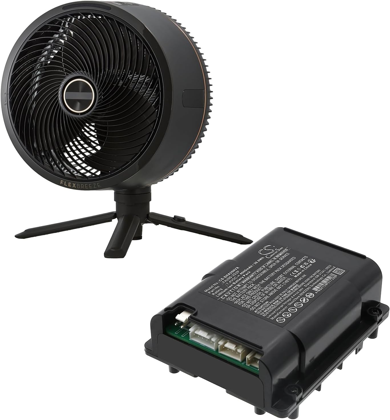 Battery for Shark FA200, FlexBreeze Fan PN:Shark FA200-2S2P 4000mAh / 29.6Wh
