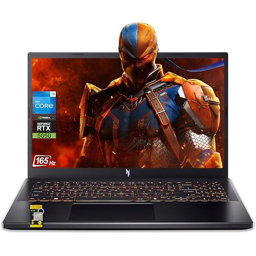 Acer Nitro V 15 Gaming Laptop 15.6" FHD IPS 165Hz Intel 8-core i5-13420H 16GB RAM 1TB SSD GeForce RTX 5050 DLSS4 (Up to 440 AI Tops) Backlit Thunderbolt Wi-Fi6 Win11 ICP Hub