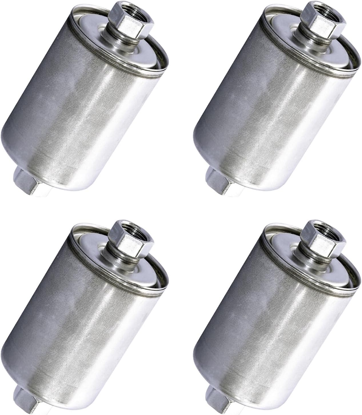 F33144 Fuel Filter Compatible With Buick Chevrolet GMC Oldsmobile Pontiac Cadillac Replaces# 33481, F33144, G3727, G481, 4 Pack