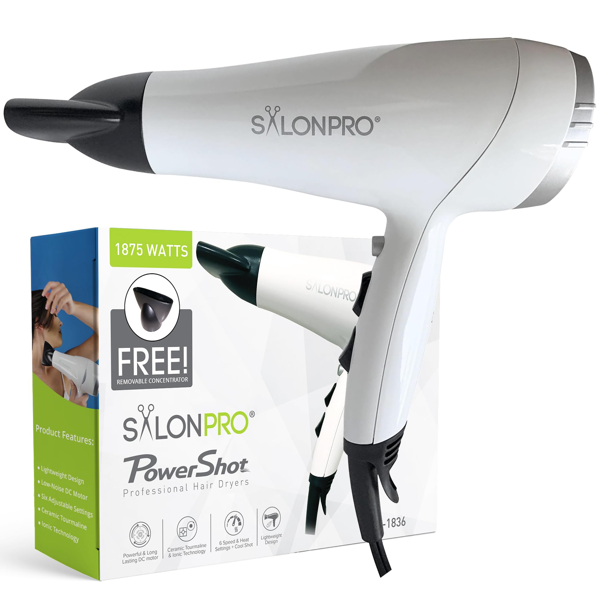 Amazon.com : SalonPro 1875 Watt Fast Drying Salon Professional