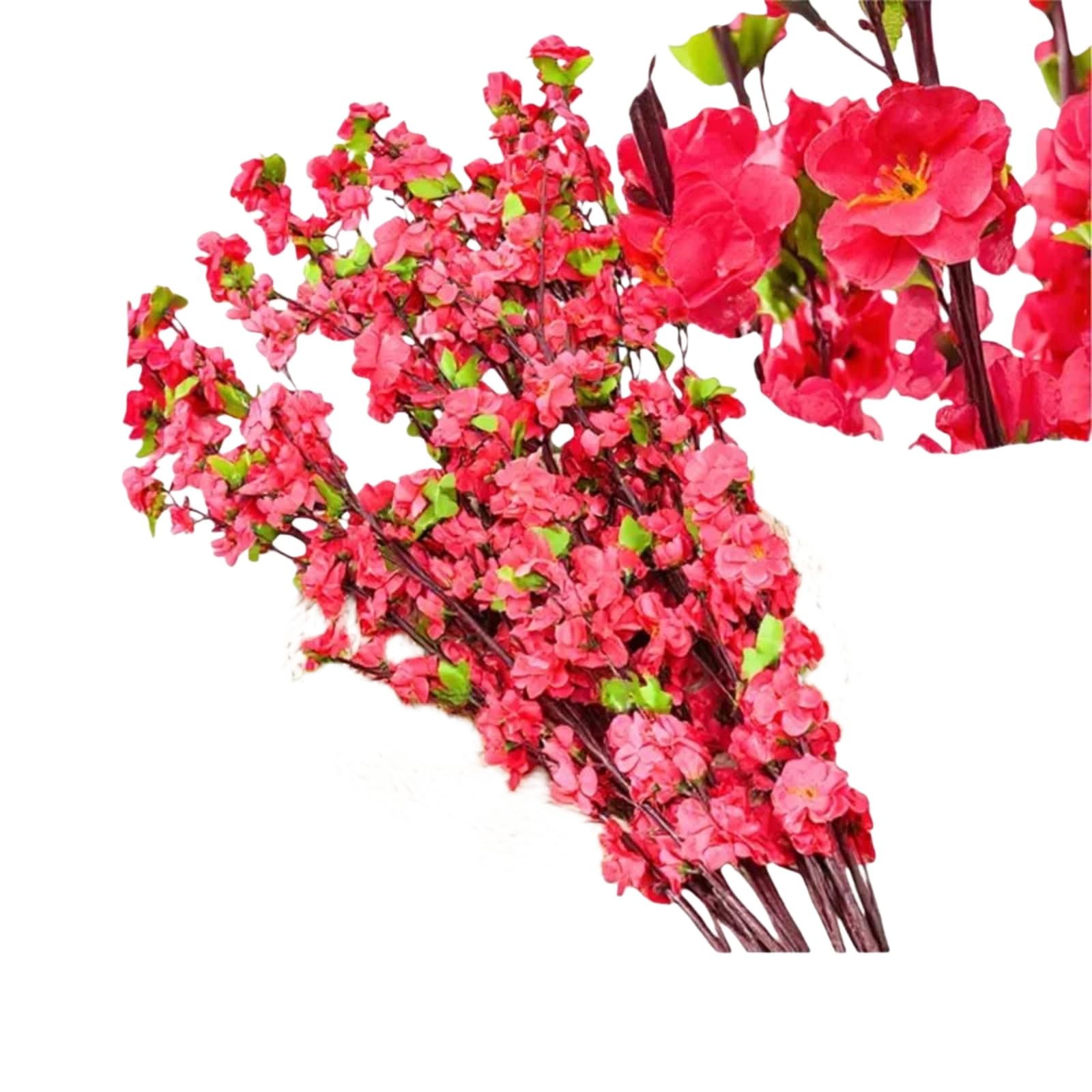 FCHXXDAD Simulated Peach Blossom Plum Blossom Branch Plastic Single Flower Wedding Decoration