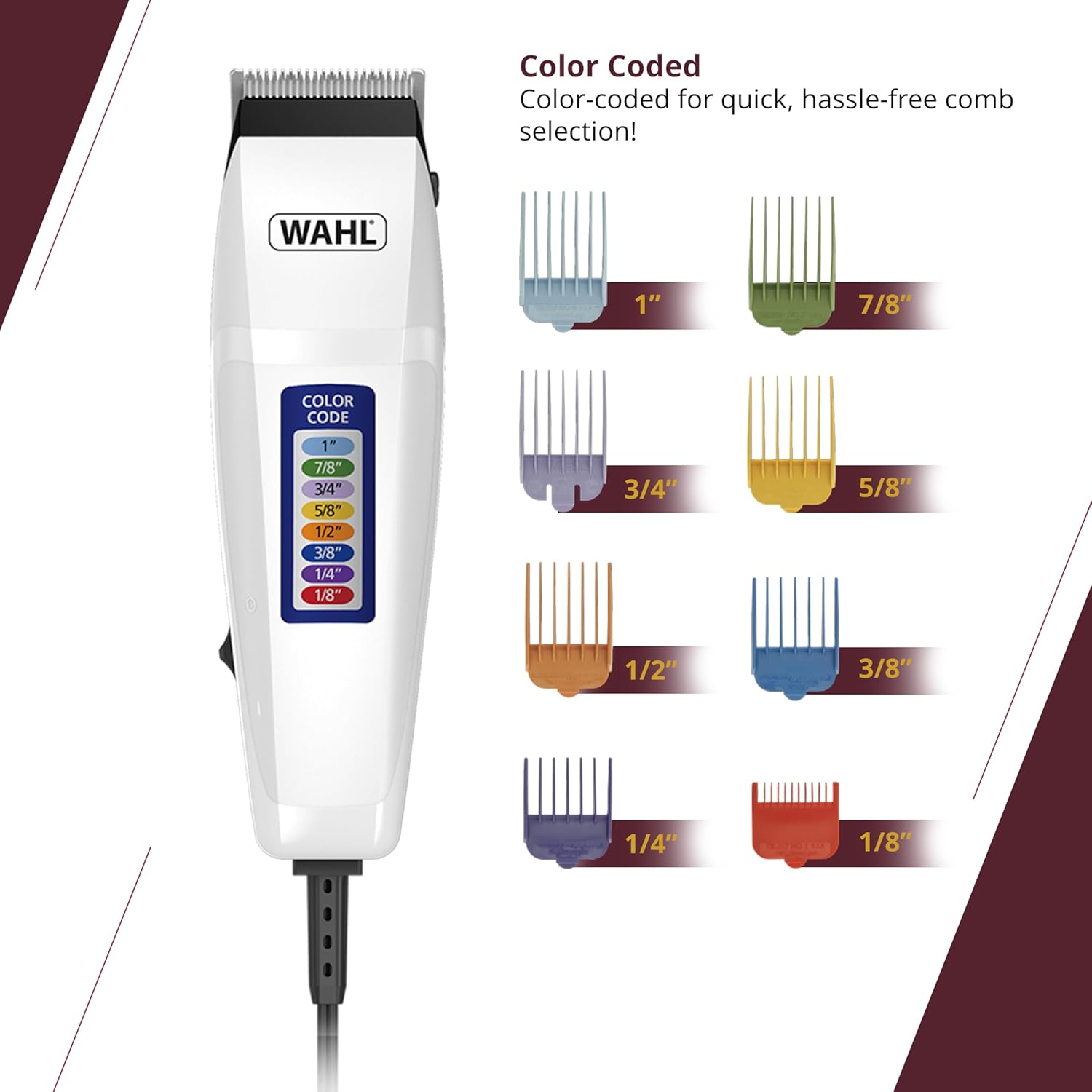 WAHL 17 Piece Colour Pro Haircut Kit
