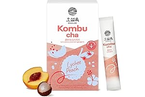 Osulloc Kombucha Tea LycheePeach: Electrolytes & Hydration Without Added Sugar