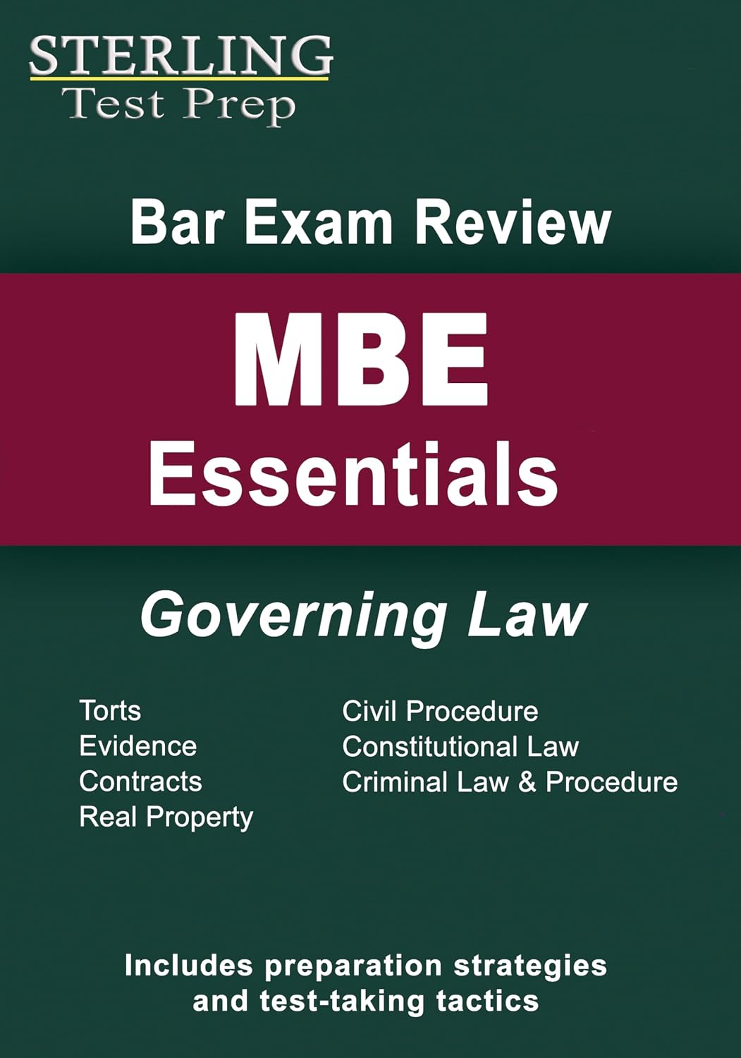 MBE Essentials Bar Exam Review : Governing Law Outlines