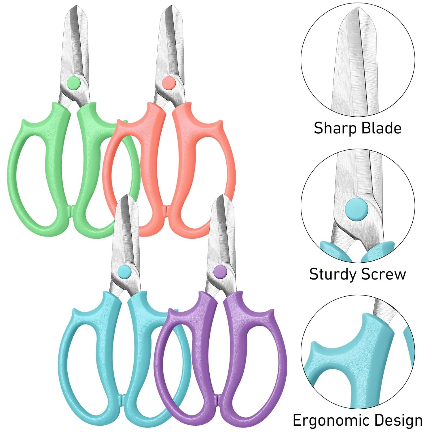12Pcs Flower Scissors & Dark Green Floral Tape Set,Stainless Steel Floral Shears for Fresh Flower Stems,1/2" Wide 30Yard Adhesive Florist Tape for Bouquet Arranging Wedding Floral Crafts