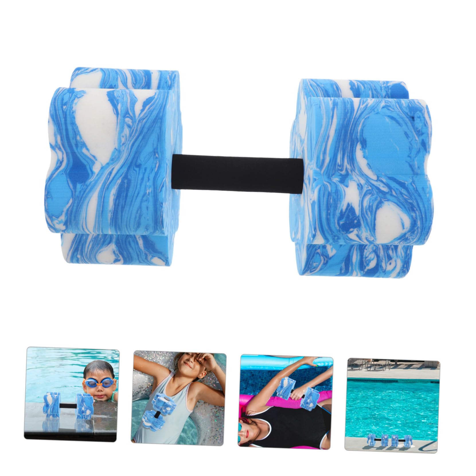 Abaodam Manubri per Allenamenti Acquatici Efficaci in 2 Pezzi per Fitness Galleggianti e Eva con Presa Migliorata e Resistenza agli Urti in Piscina Adatti a Donne Ragazzo Ragazza