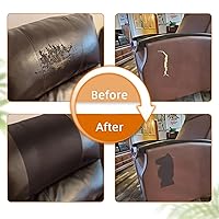 Vista 6 de Cinta de reparación de cuero, parche de reparación de cuero autoadhesivo para sofá, muebles, sofás, asientos de automóvil, kit avanzado