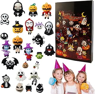 Halloween Advent Calendar 2023-24 Days Horror Figure Halloween Countdown Calendar | Halloween Horror Figures Advent Calendar,Nightmare Before Christmas Advent Calendar,Surprise Toys For Kids
