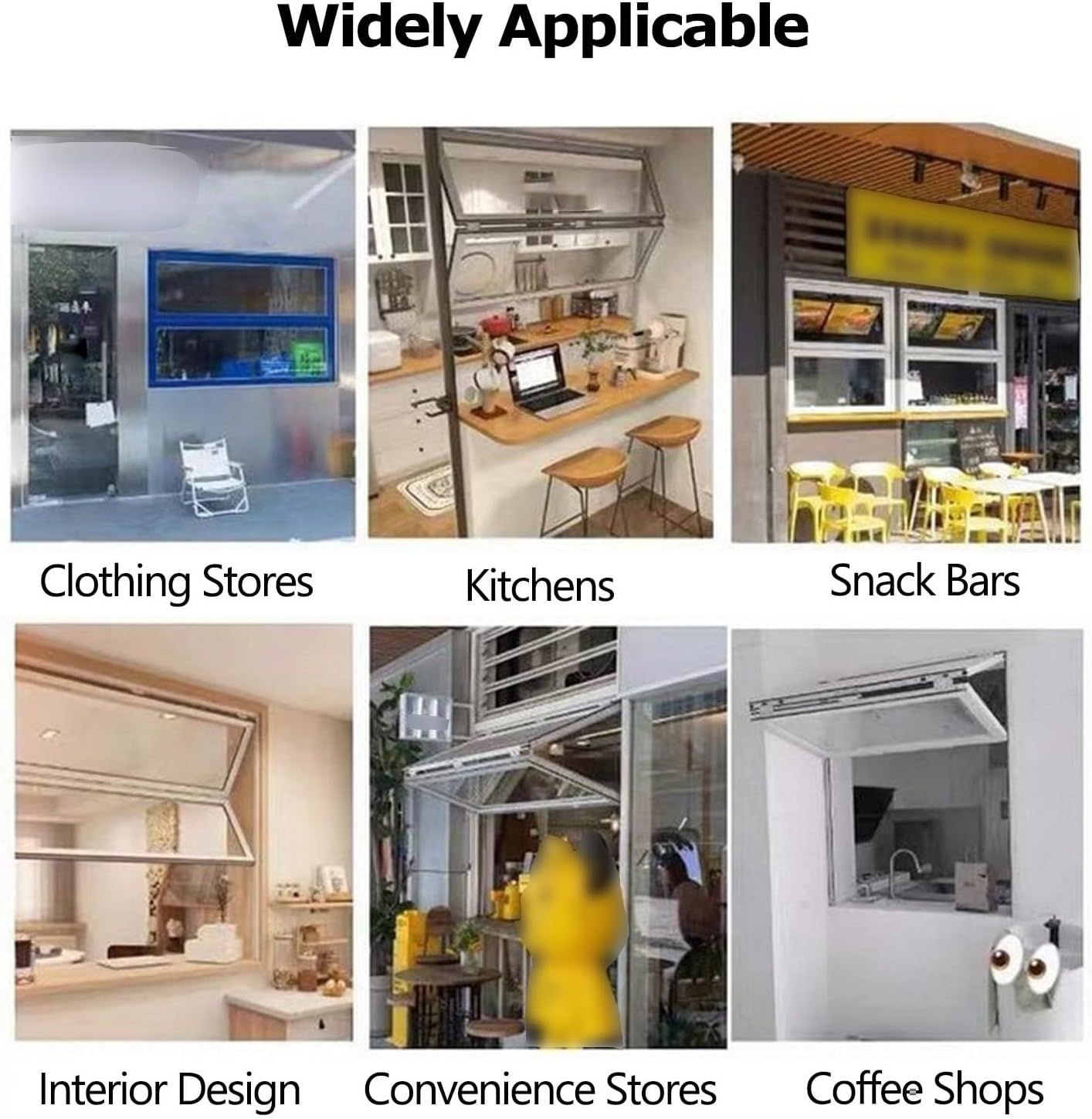 Double-hung Aluminum Frame Window, Folding Sales Window with Glass and Lock,Vertical Sliding for Commercial Kitchens,Suitable for Food Trucks and Vending Kiosks(32x38in/81x96cm)