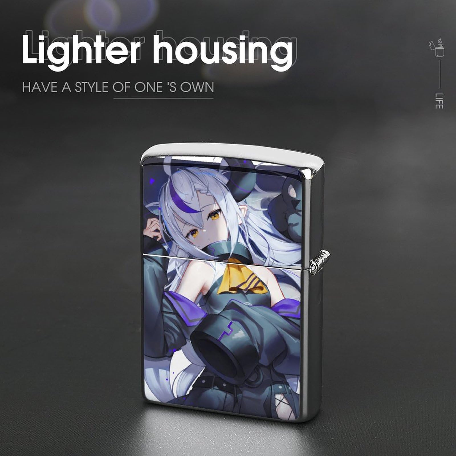 Amazon.co.jp: ジッポライターカバー VTuber ラプラス・ダークネス