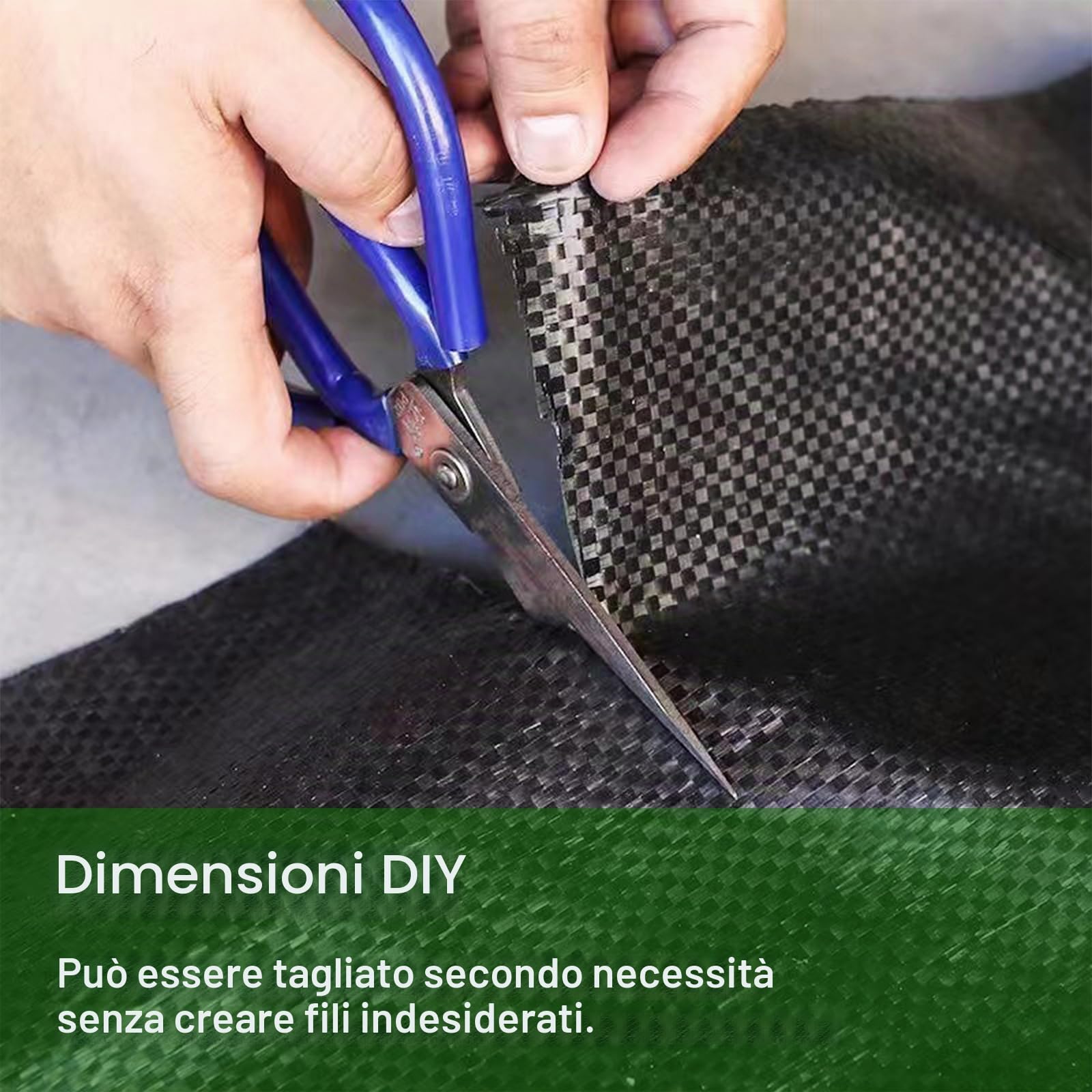 Telo Pacciamatura, 3 m x 10 m, 30 m², 90 g/m², permeabile all'Acqua, Resistente agli Strappi, Anti-Erbacce, Telo Anti Erbacce per Erbacce da Giardino, Orto