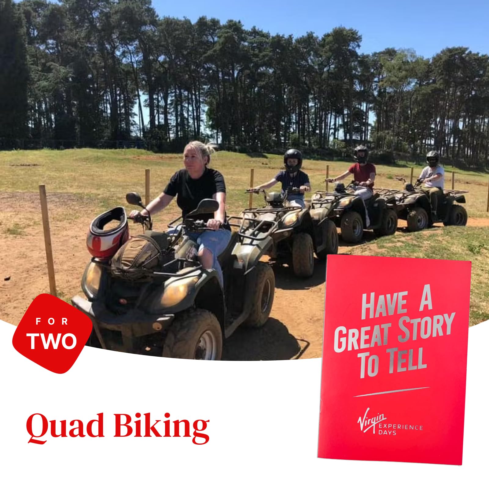 Virgin Experience Days Quad Biking for Two, 45 Minute Off Road Ride