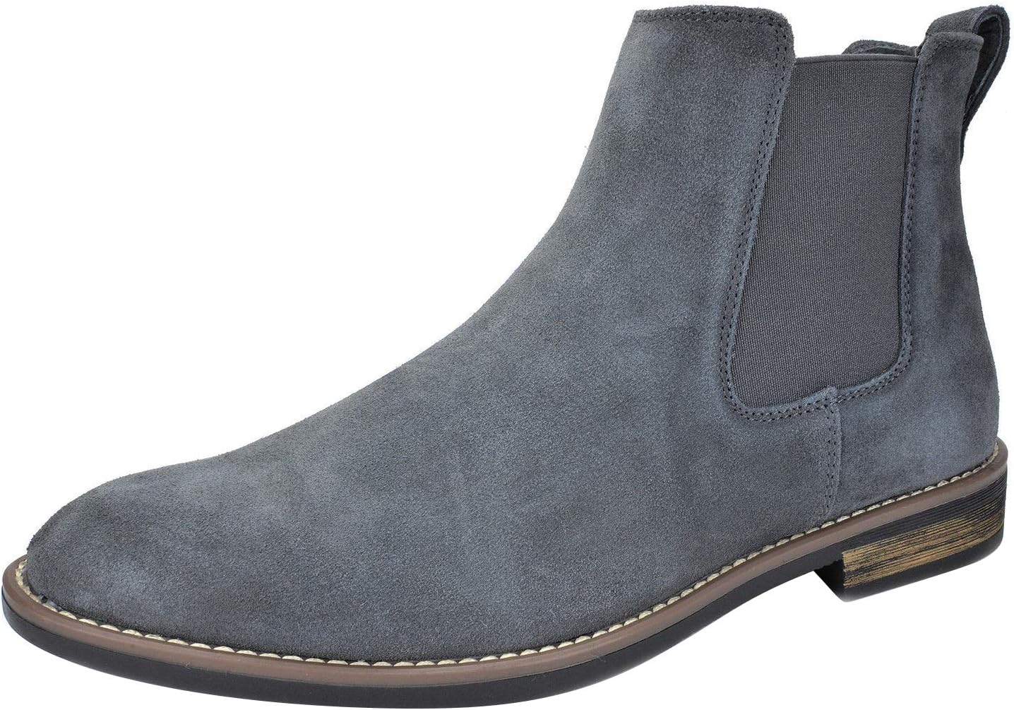 Bruno MarcMen's Suede Leather Chelsea Ankle Boots