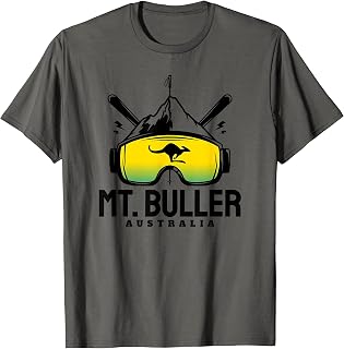 Mount Buller Australia Ski Retro Skiing T-Shirt