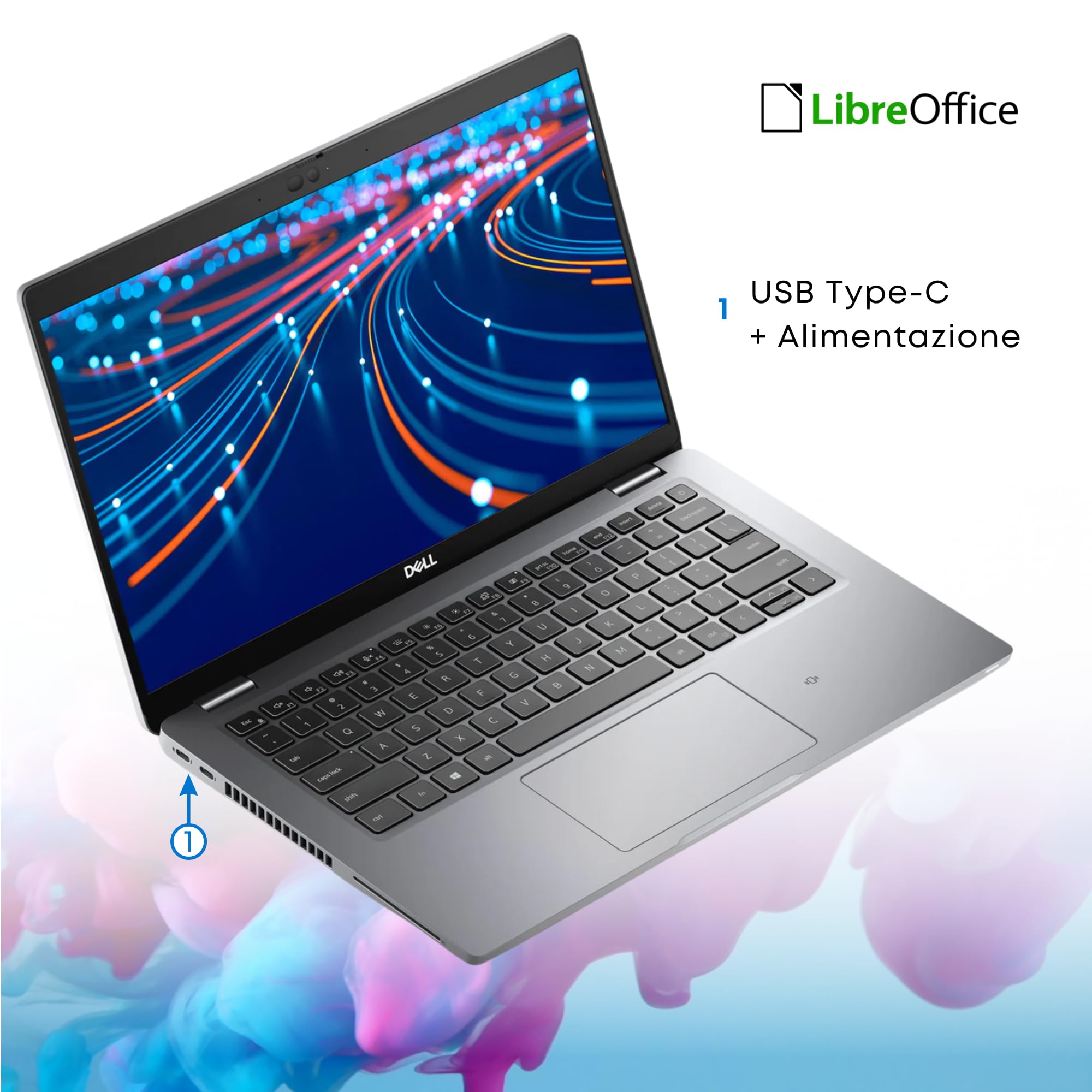 Dell Latitude 5420 - Pc Portatile Display 14" - Intel i5-1135G7 4 Core 2.40Ghz - 8 GB Ram, SSD da 256 GB - Notebook con Win 11 e Libre Office - Laptop Pronto all'uso (Ricondizionato)