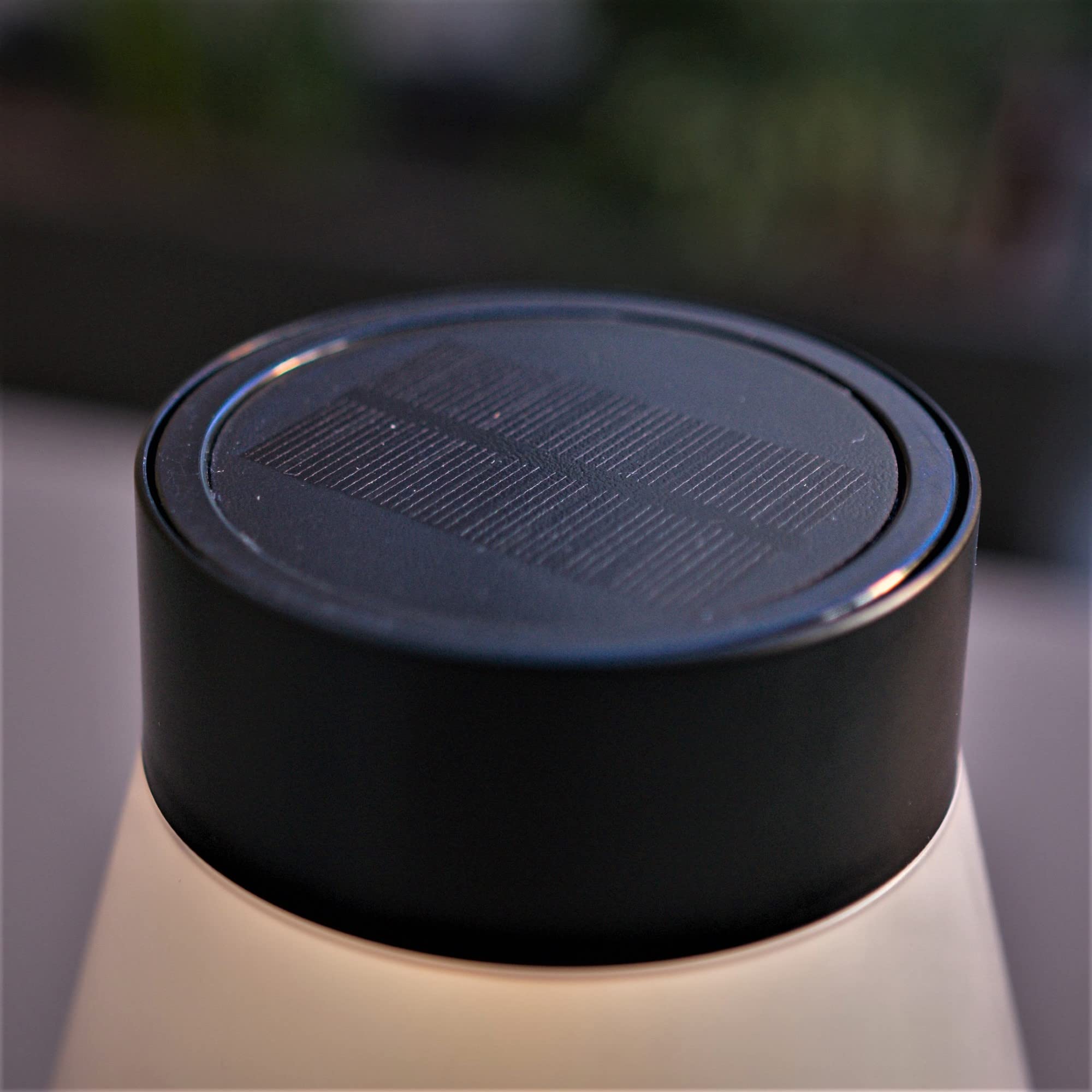FORLIGHT Deco - Lámpara de Mesa Solar para Exterior e Interior. Lámpara Solar Con IP54 para Jardín y Terraza. Zawiera kabel USB