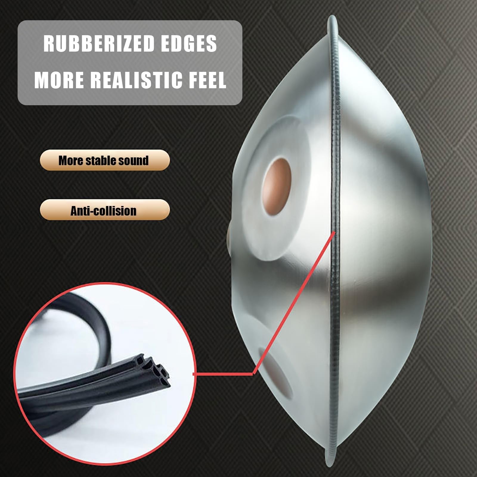 Amazon | ハンドパンドラム スチールハンドパン、9/10/12音ハンド