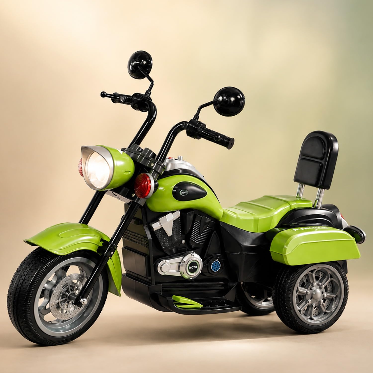 Lifelong Royal Electric Ride On Motor Bike for Kids Boys & Girls, Semi Assembled Rechargeable Toy Bike One Touch Start,Light and Music, Longer Battery Life, 3 Wheels, Comfortable Seat for 1-6 Years-image-17