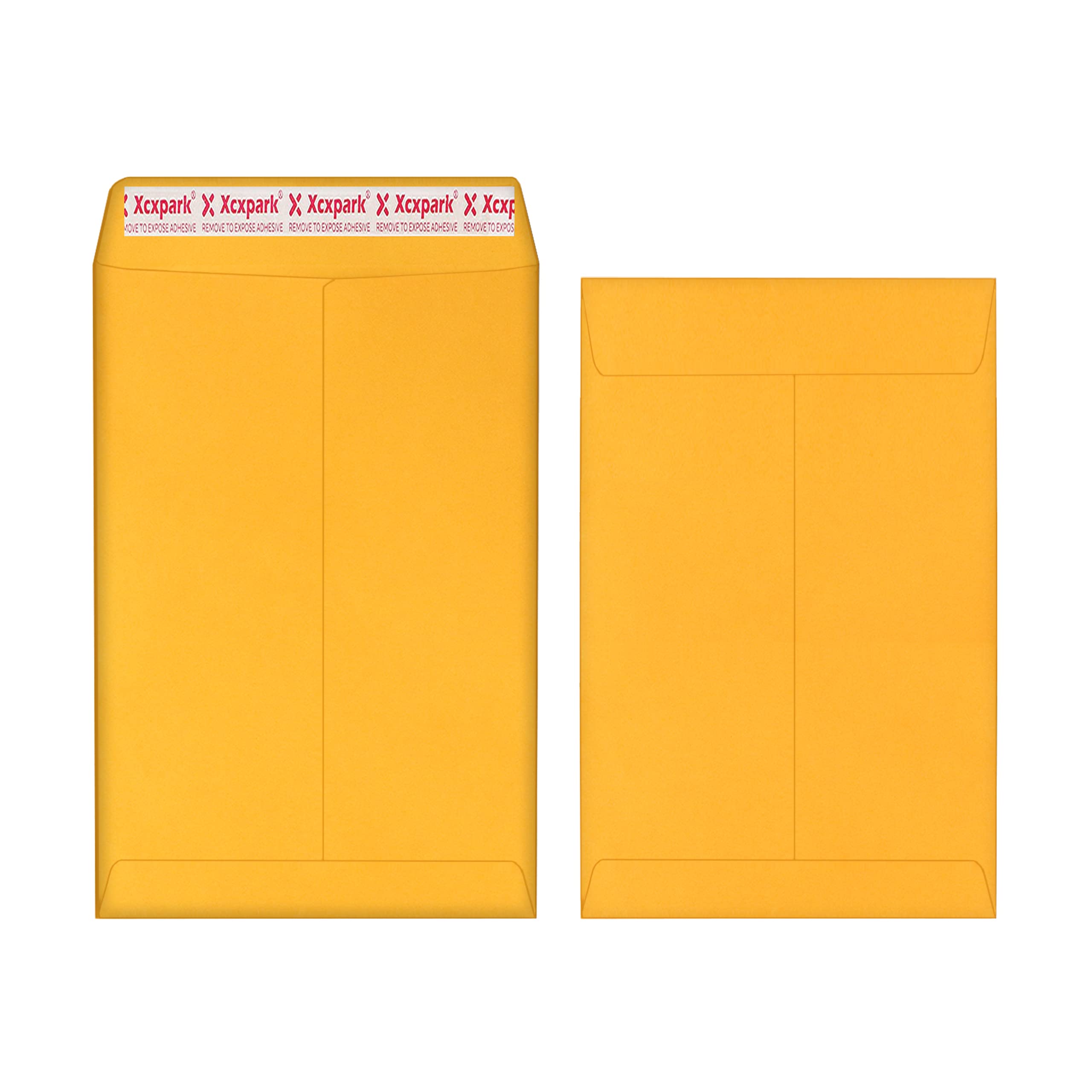 Xxcxpark Sobres de seguridad autoadhesivos de 6 x 9 pulgadas, 250 sobres pequeños de papel kraft marrón para cartas, correo, almacenamiento y organización (marrón)