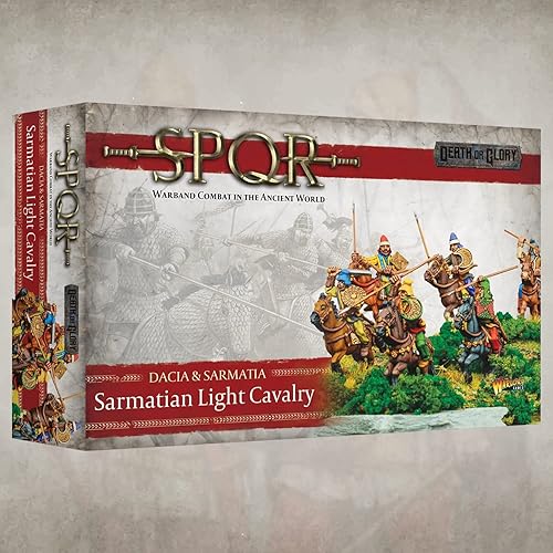 Miniatura 10 de Wargames Delivered SPQR - Dacia & Sarmatia - Tribesmen con eslingas. Base de miniaturas de 1.102 in, miniaturas de legión militar romana y griega