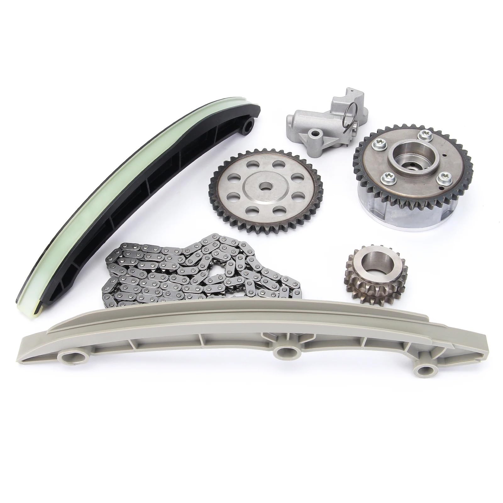 catena pompa olio Adatto per Vw Adatto per 1.4 1.6 CAV CTH 1 Set 03C198229C 03C105209BD 03C109158H Kit di Riparazione Tenditore Catena di Distribuzione catena pompa olio motore