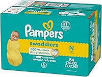 Vista 106 de Pampers Swaddlers - Pañales desechables ultra suaves para bebé talla 1, 164