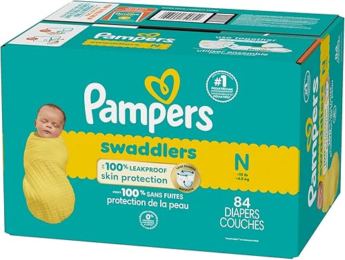 Miniatura 128 de Pañales Pampers Swaddlers, Talla 7 (11.8-22.7 kg), 70 unidades, absorbentes, mantiene al bebé seco y cómodo, pañal desechable seguro para la piel