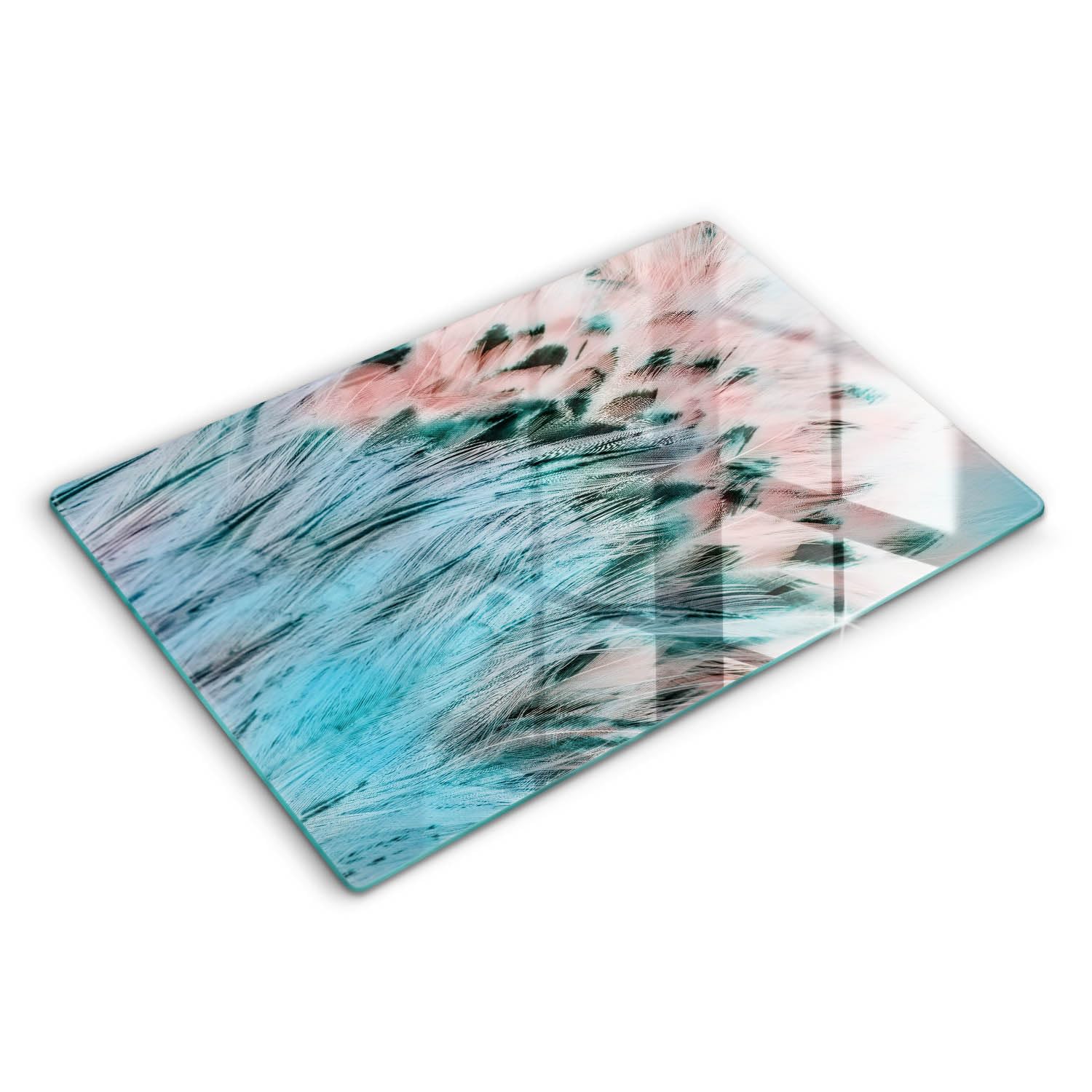 Planche à découper induction 80x52cm Wallfluent accessoires de cuisine protection plaque boho