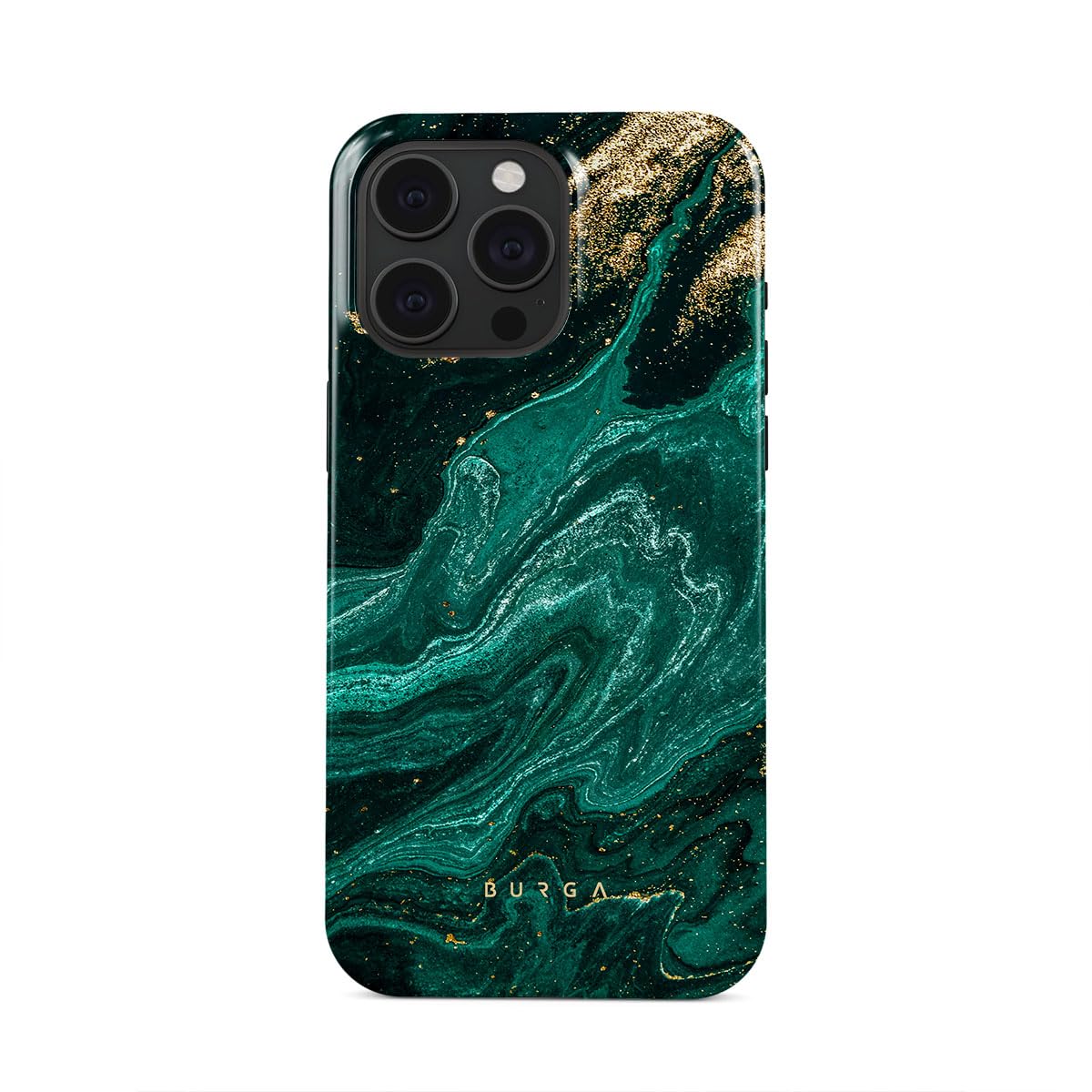 BURGA Handyhülle für iPhone 15 Pro Max – Unisex Hybrid-Schutzhülle mit stoßdämpfendem TPU & kratzfester Außenschale, erhöhter Displayrand, MagSafe-kompatibel, kabelloses Laden, stylisches Design