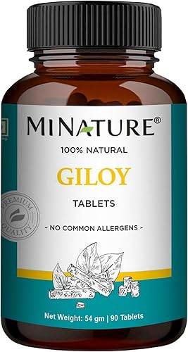 minature Giloy 90 tabletas  1000 mg  Suministro para 45 días  Giloy 100% naturalGuduchi  Vegano  de la India