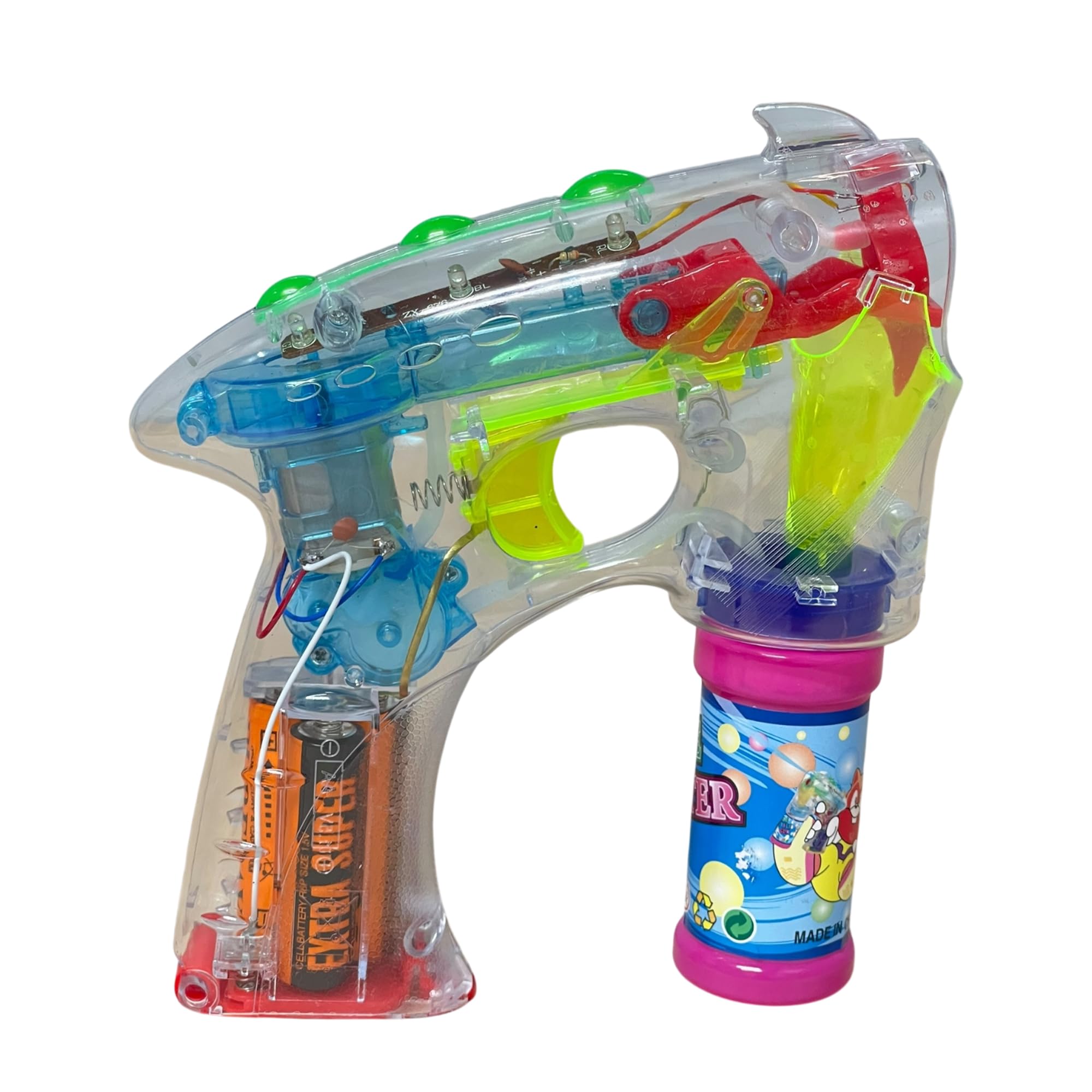 PNJB Automatic Bubble Ray G-u-n, Light Up Flashing, LED Bubble Machine Kids, Bubble Blower G-u-n, Outdoor Garden Toy (1 Pcs)