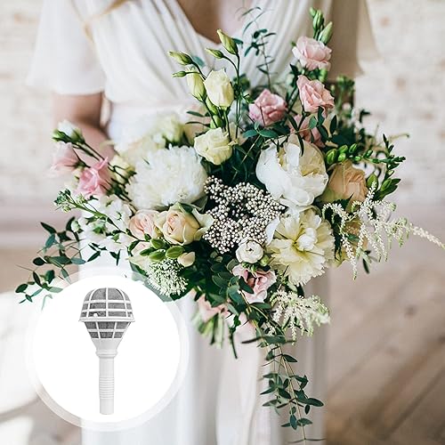 Miniatura 5 de DOITOOL 6 soportes para ramos de novia, mango de espuma, para boda, novia, flores secas, suministros de fabricación de ramos, ajustables, atados a