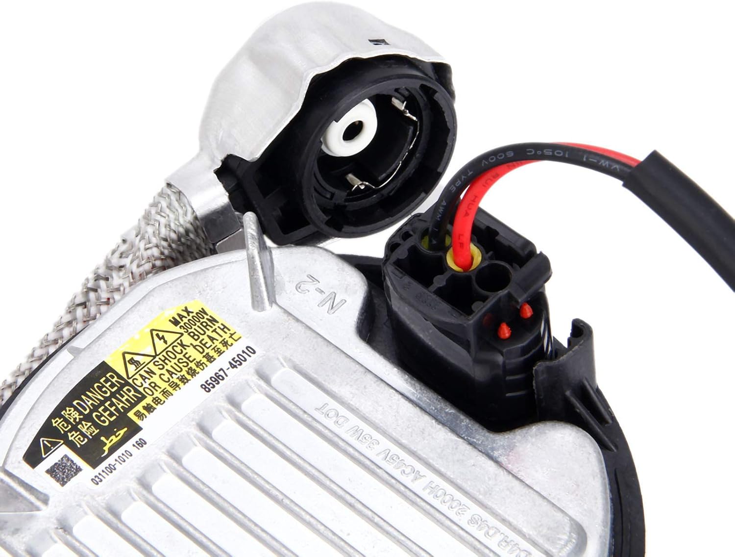 Aupoko Xenon HID Ballast Headlight 85967-45010, Replaces# DDLT004 KDLS001, Control Unit Module D4S/D4R with Igniter&Cable, Compatible with BMW Mercedes Cadillac Jaguar